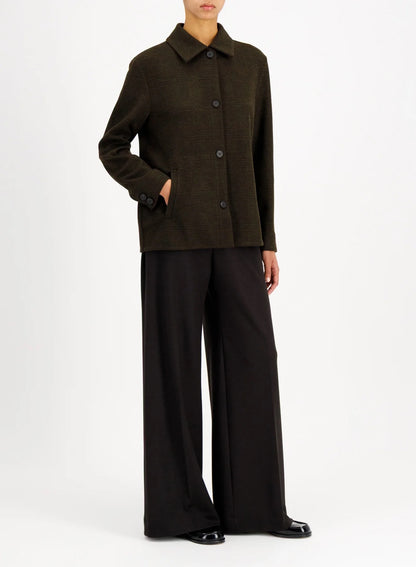 Harris Wharf Chore Jacket Brown Green-Harris Wharf London-Thistle Hill