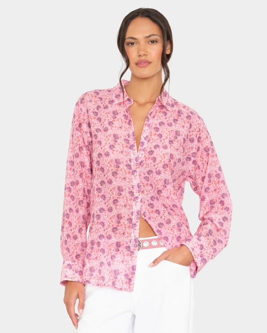 Xirena Beau Shirt Violet Petals-Xirena-Thistle Hill