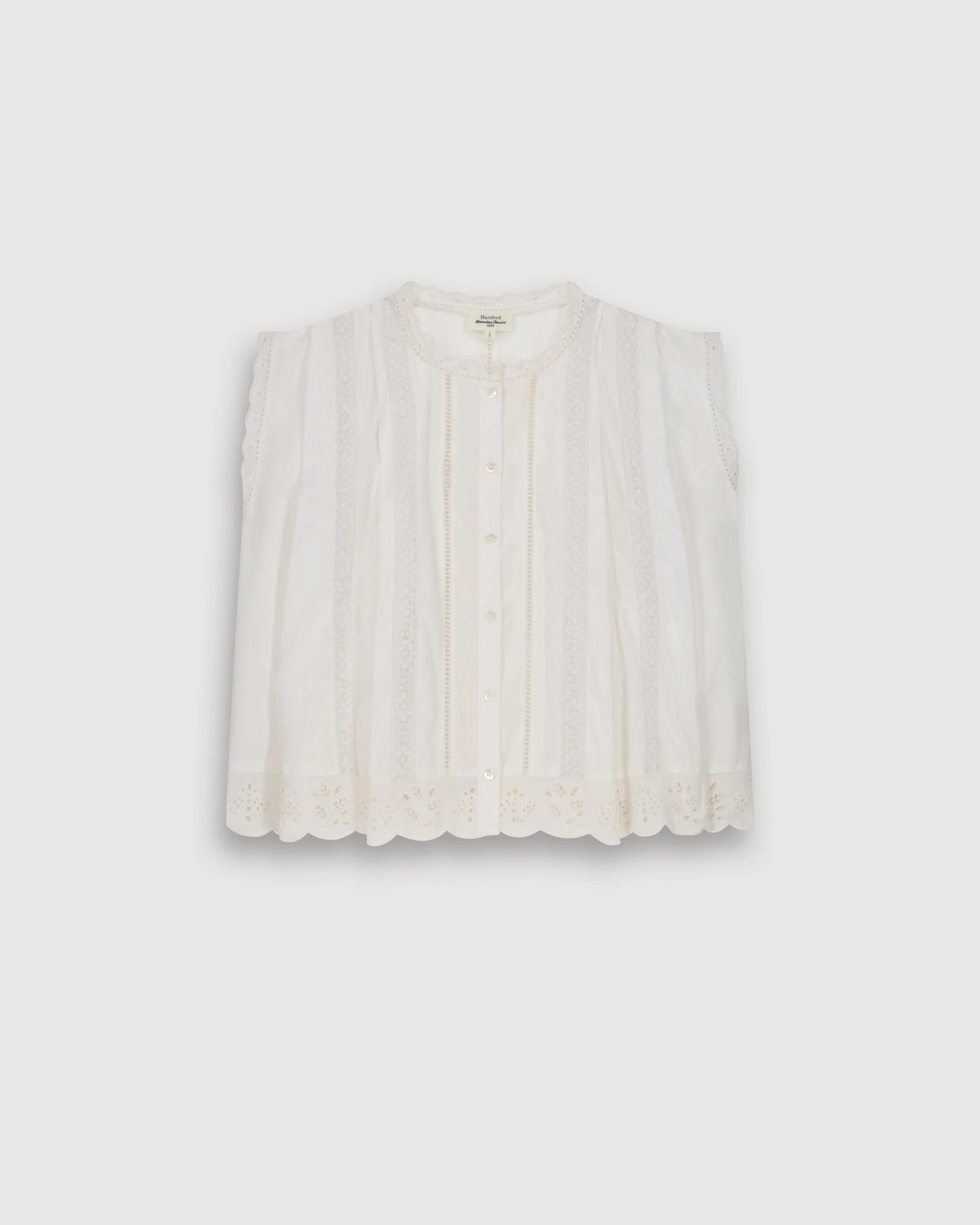 Hartford Cybil Woven Shirt Ecru-Hartford-Thistle Hill