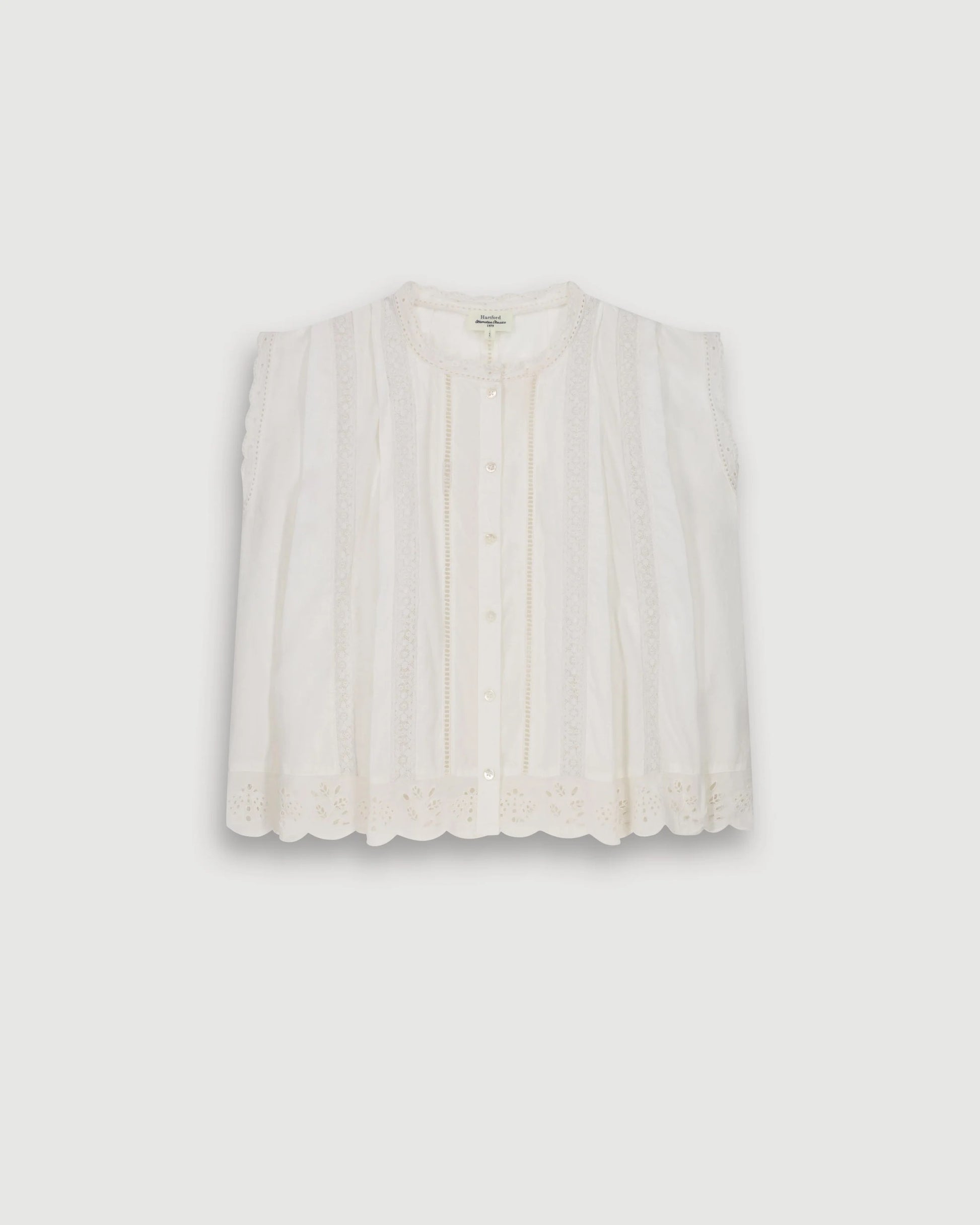 Hartford Cybil Woven Shirt Ecru-Hartford-Thistle Hill