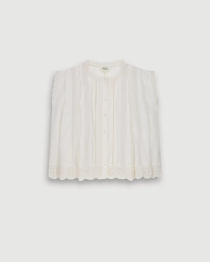 Hartford Cybil Woven Shirt Ecru-Hartford-Thistle Hill