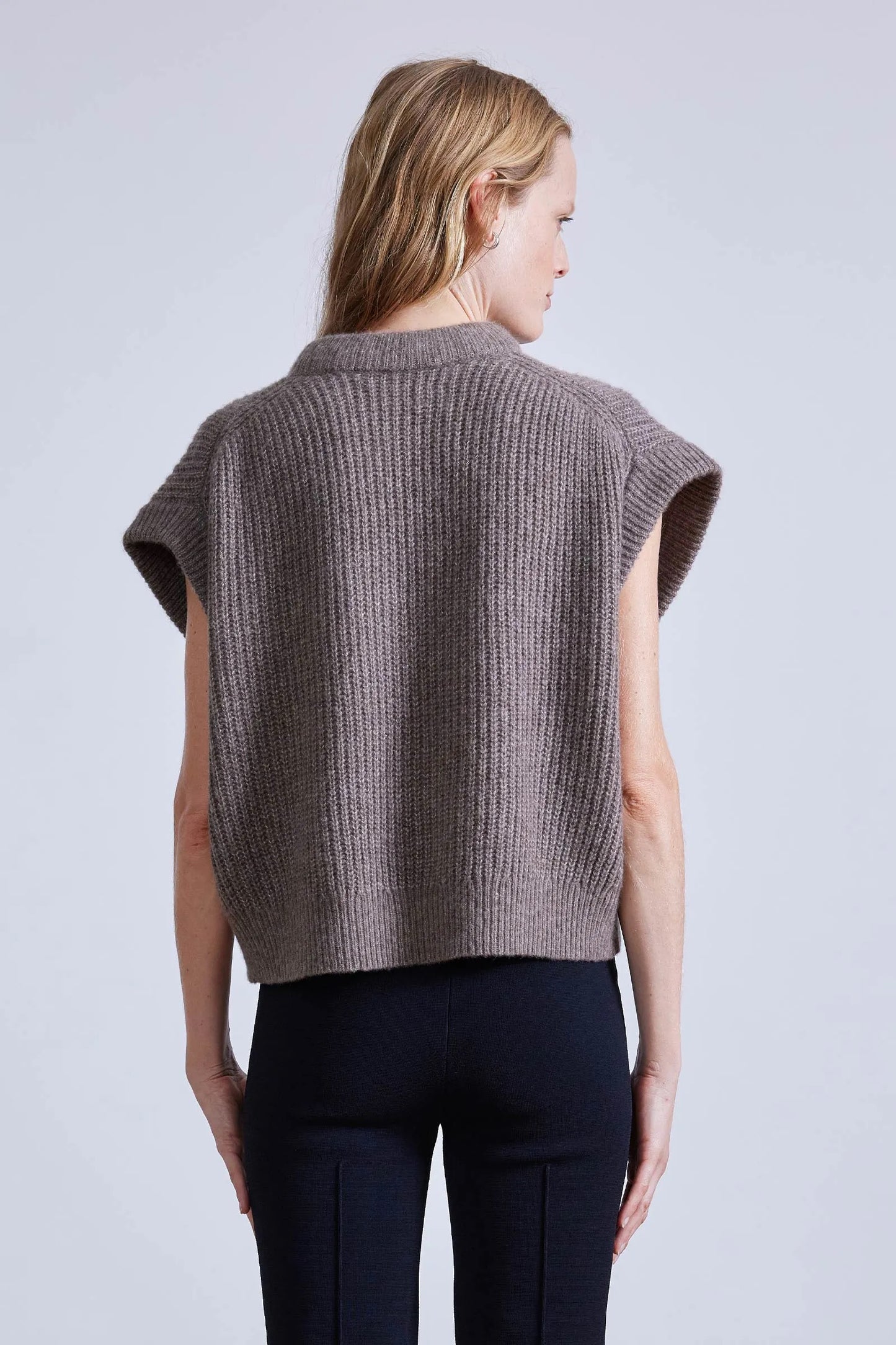 Apiece Apart Softest Oliva Vest Hazelnut-Apiece Apart-Thistle Hill