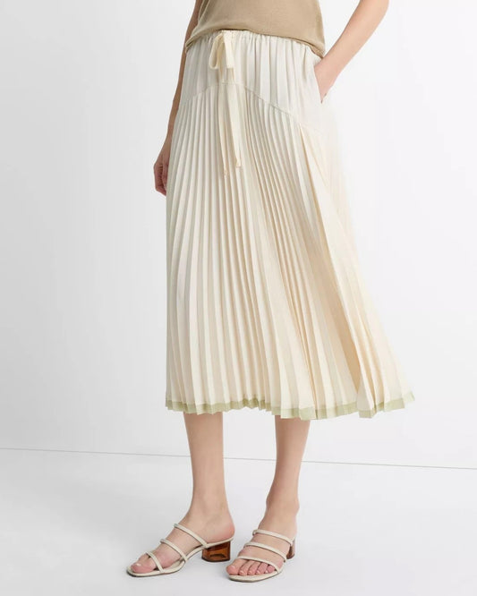 Vince Pleated Tiered Skirt Bona-Vince-Thistle Hill