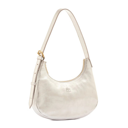 Il Bisonte Belcanto Shoulder Bag Metallic Silver-Il Bisonte-Thistle Hill