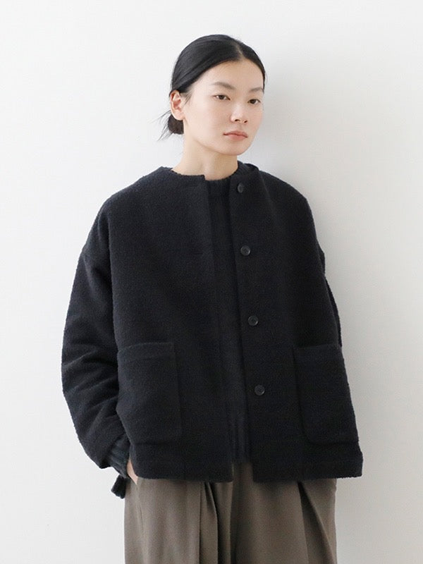 Evam Eva Wool Boucle Jacket Sumi-Evam Eva-Thistle Hill