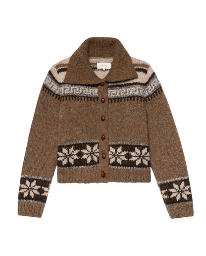 The Great The Nordic Scholar Cardigan Hickory Fair Isle-The Great-Thistle Hill