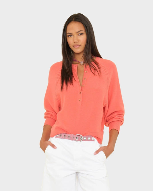 Xirena Pink Coral Griffin Sweater-Xirena-Thistle Hill
