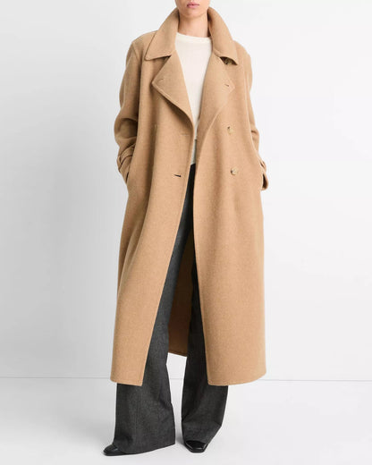 Vince Lofty Belted Long Coat Camel-Vince-Thistle Hill