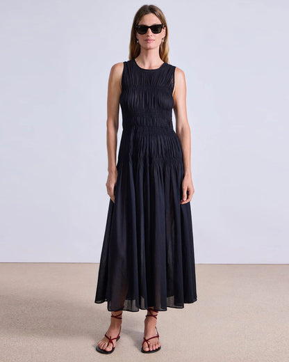 Apiece Apart Fabiana Maxi Black-Apiece Apart-Thistle Hill