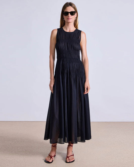 Apiece Apart Fabiana Maxi Black-Apiece Apart-Thistle Hill