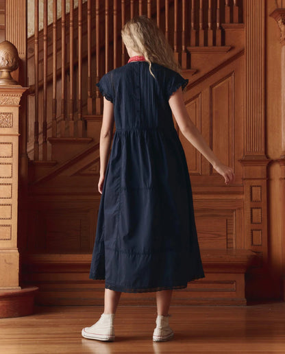 The Great Sonnet Dress Navy-The Great-Thistle Hill