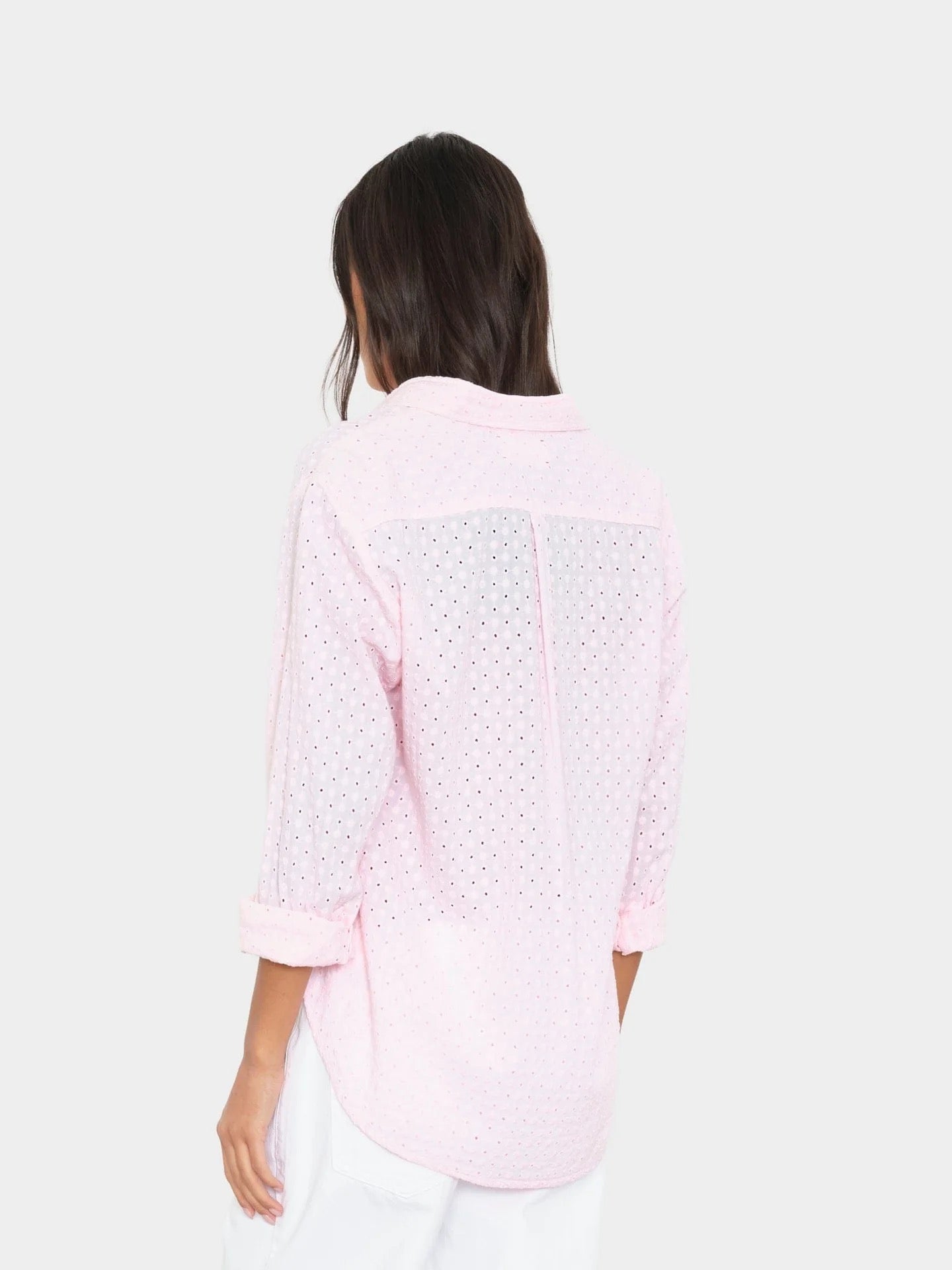 Xirena Beau Eyelet Shirt Pale Rose-Xirena-Thistle Hill