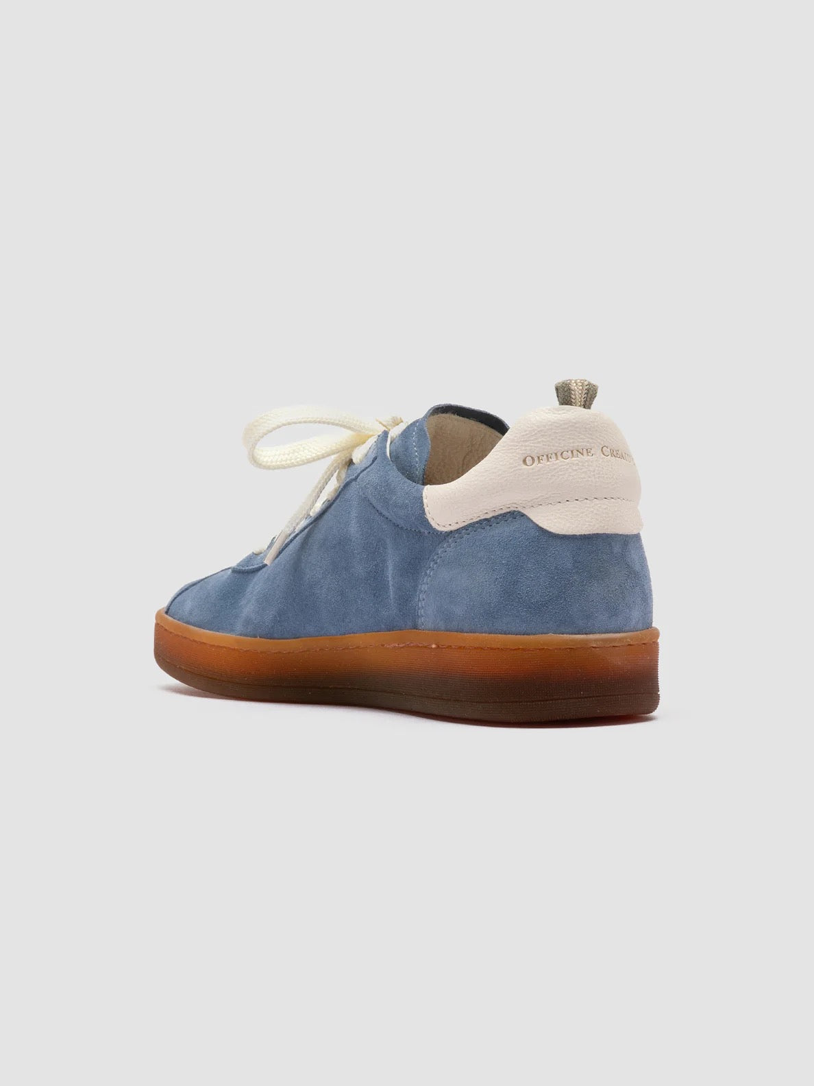 Officine Creative Destiny 101 Blue Leather and Suede Low Top Sneakers-Officine Creative-Thistle Hill