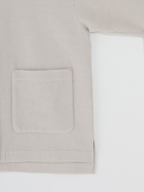 Evam Eva Wool Boucle Jacket Ecru-Evam Eva-Thistle Hill