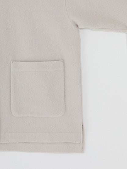 Evam Eva Wool Boucle Jacket Ecru-Evam Eva-Thistle Hill