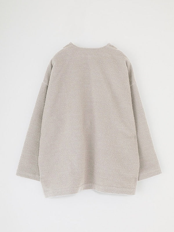 Evam Eva Wool Boucle Jacket Ecru-Evam Eva-Thistle Hill