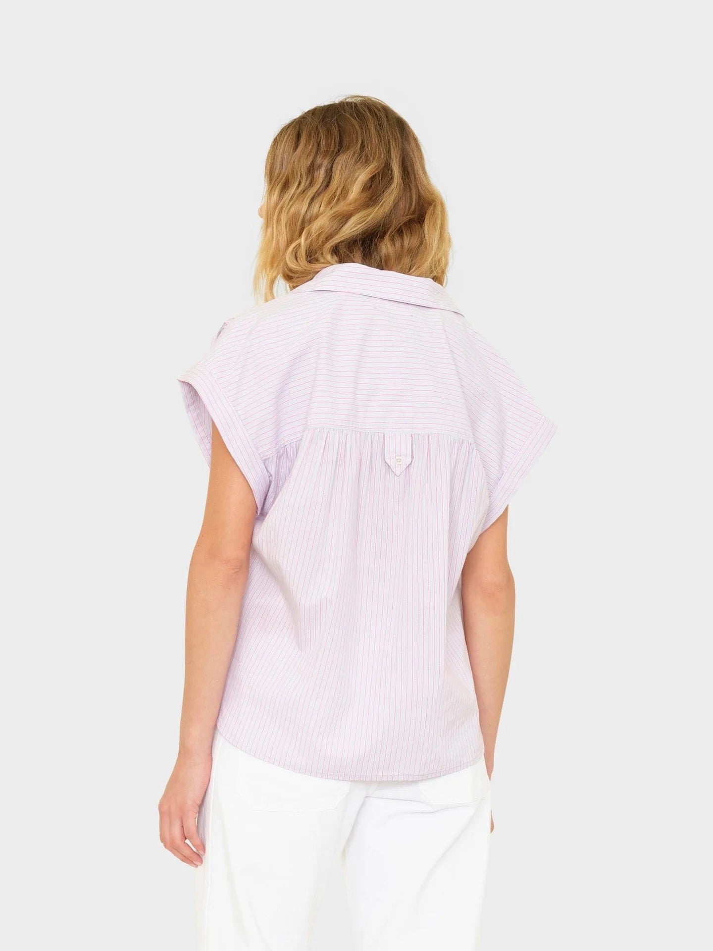 Xirena Lexi Shirt Grey Gem-Xirena-Thistle Hill