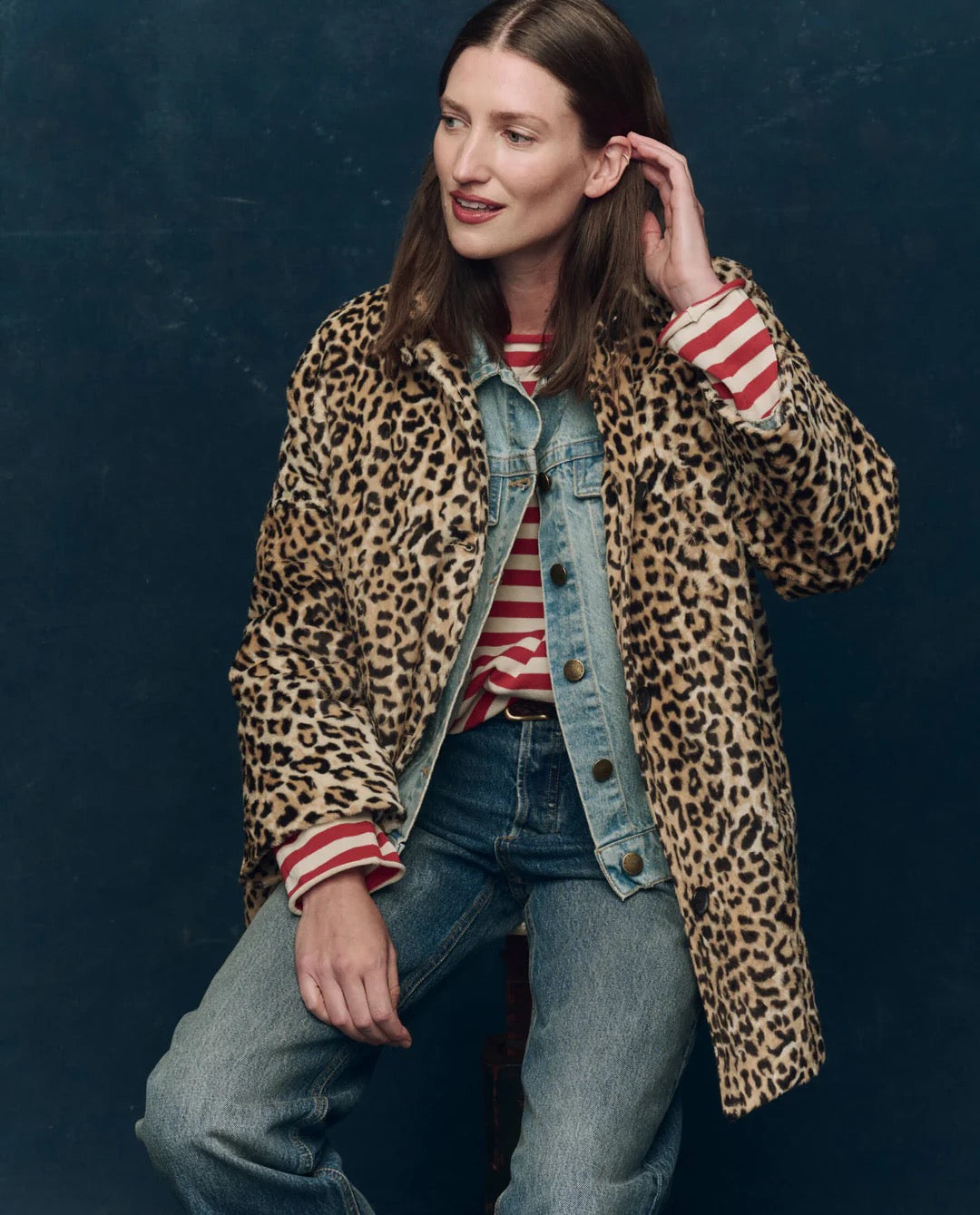 The Great The Car Coat Vintage Leopard-The Great-Thistle Hill