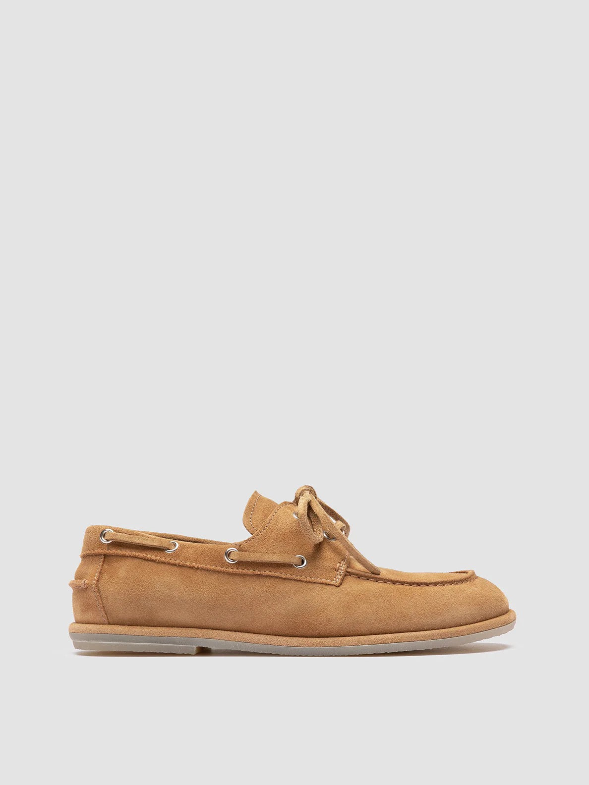 Officine Creative LOVE 101 Camel Suede Boat Shoes Alce-Officine Creative-Thistle Hill