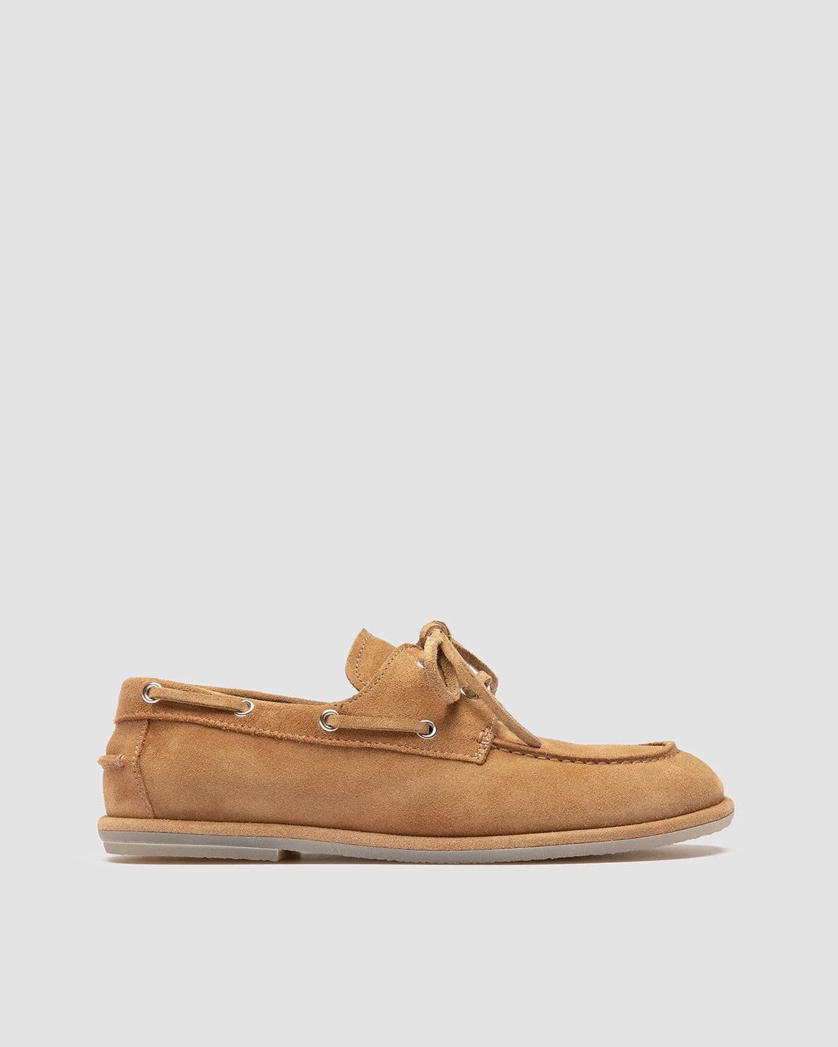 Officine Creative LOVE 101 Camel Suede Boat Shoes Alce-Officine Creative-Thistle Hill