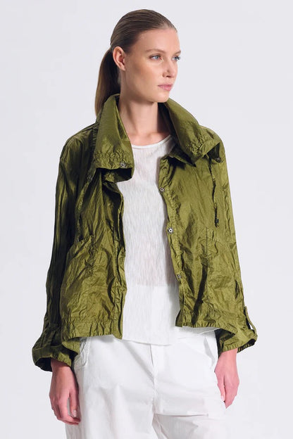 Transit Flared Two-Toned Jacket Olive-Transit-Thistle Hill