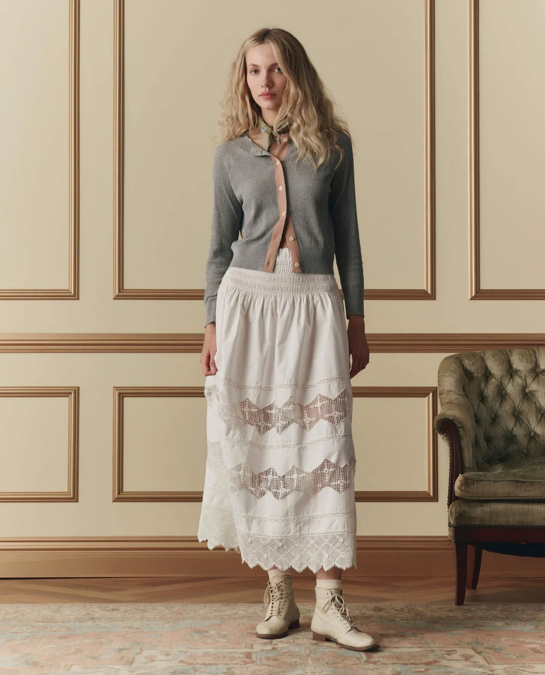 The Great Dainty Cardigan Heather Grey-The Great-Thistle Hill