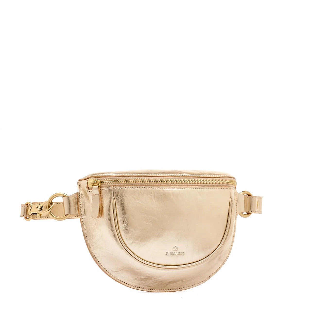 Il Bisonte Oliveta Belt Bag Metallic Platinum-Il Bisonte-Thistle Hill