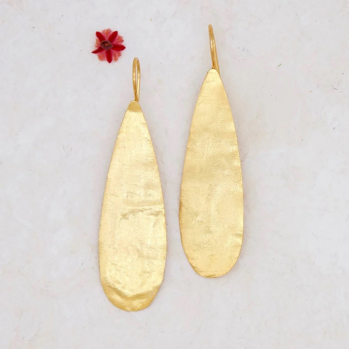 River Song San Miguel Golden Teardrop Earrings-River Song-Thistle Hill