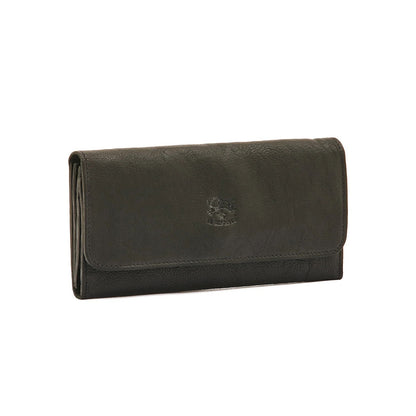 Il Bisonte Women's Continental Wallet Black-Il Bisonte-Thistle Hill