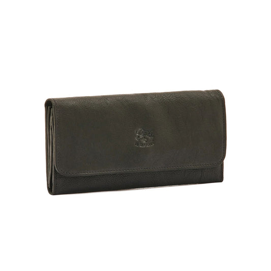 Il Bisonte Women's Continental Wallet Black-Il Bisonte-Thistle Hill