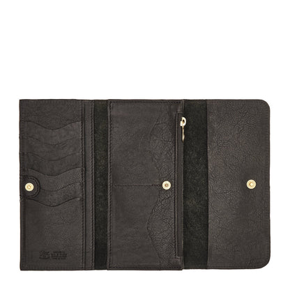 Il Bisonte Women's Continental Wallet Black-Il Bisonte-Thistle Hill