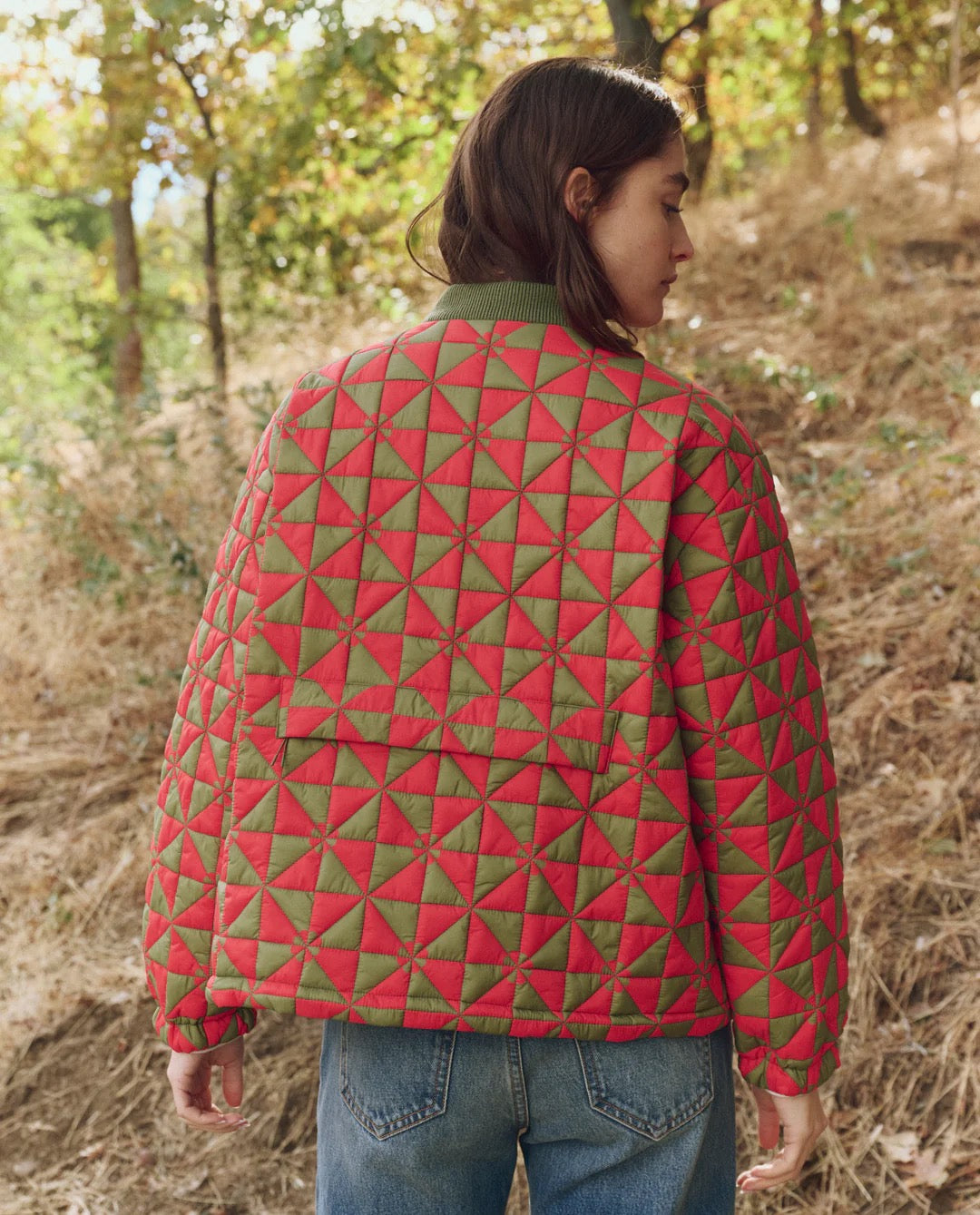 The Great Alps Puffer Jacket Quilted Vintage Army-The Great-Thistle Hill