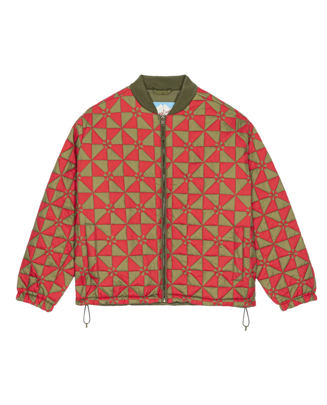 The Great Alps Puffer Jacket Quilted Vintage Army-The Great-Thistle Hill