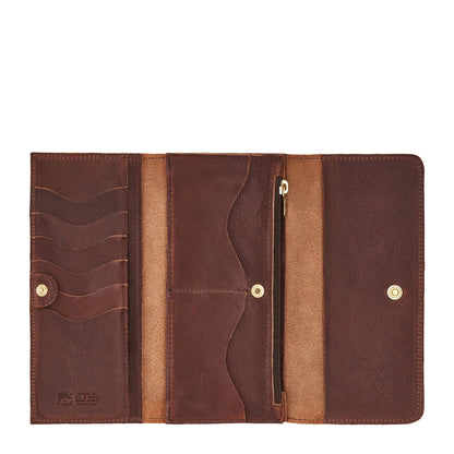 Il Bisonte Women's Continental Wallet Coffee-Il Bisonte-Thistle Hill