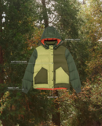 The Great The Polar Puffer Army Colorblock-The Great-Thistle Hill