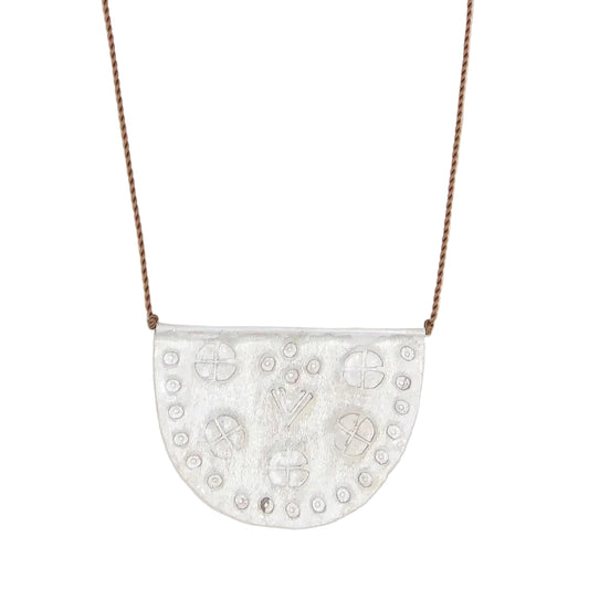 River Song Sterling Silver Medallion Talisman Necklace-River Song-Thistle Hill