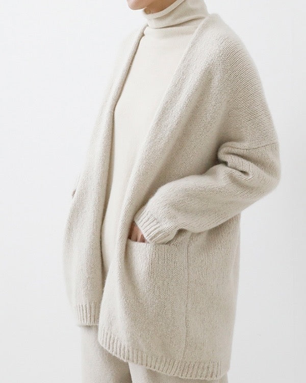 Evam Eva Cashmere Cardigan Ivory-Evam Eva-Thistle Hill