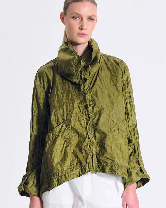 Transit Flared Two-Toned Jacket Olive-Transit-Thistle Hill