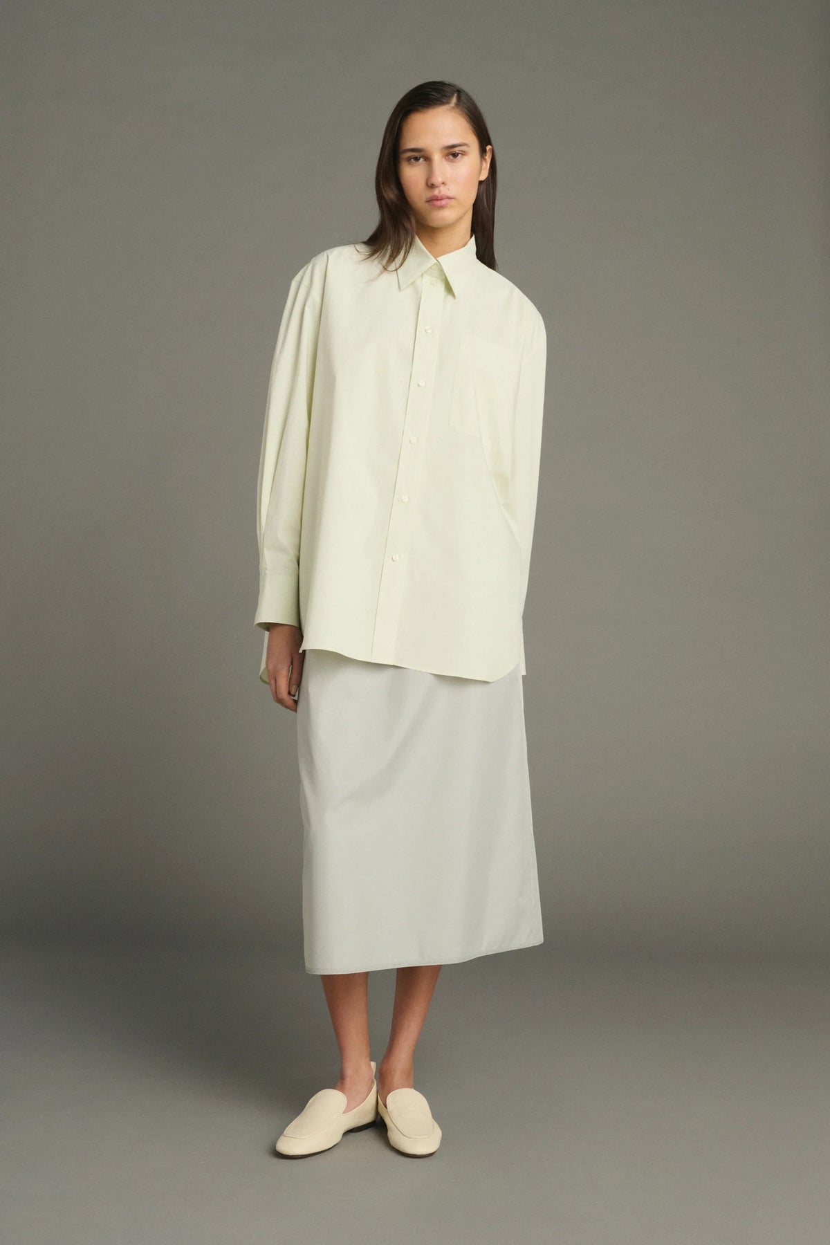 Soeur Carlotta Button Down Vert Pale-Soeur-Thistle Hill