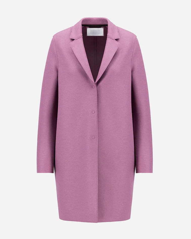 Harris Wharf London Cocoon Coat Pressed Wool Mulberry-Harris Wharf London-Thistle Hill