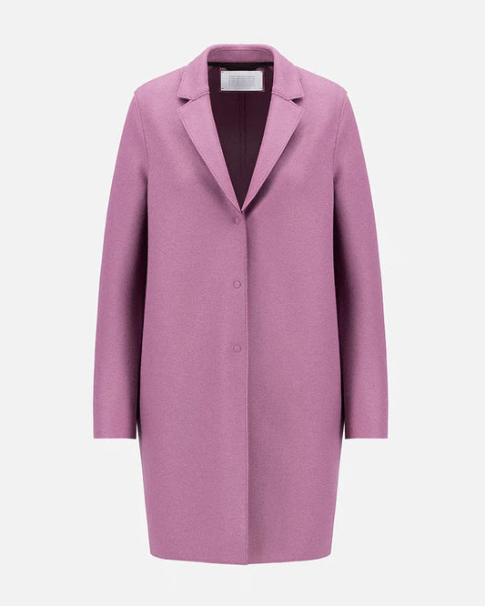 Harris Wharf London Cocoon Coat Pressed Wool Mulberry-Harris Wharf London-Thistle Hill