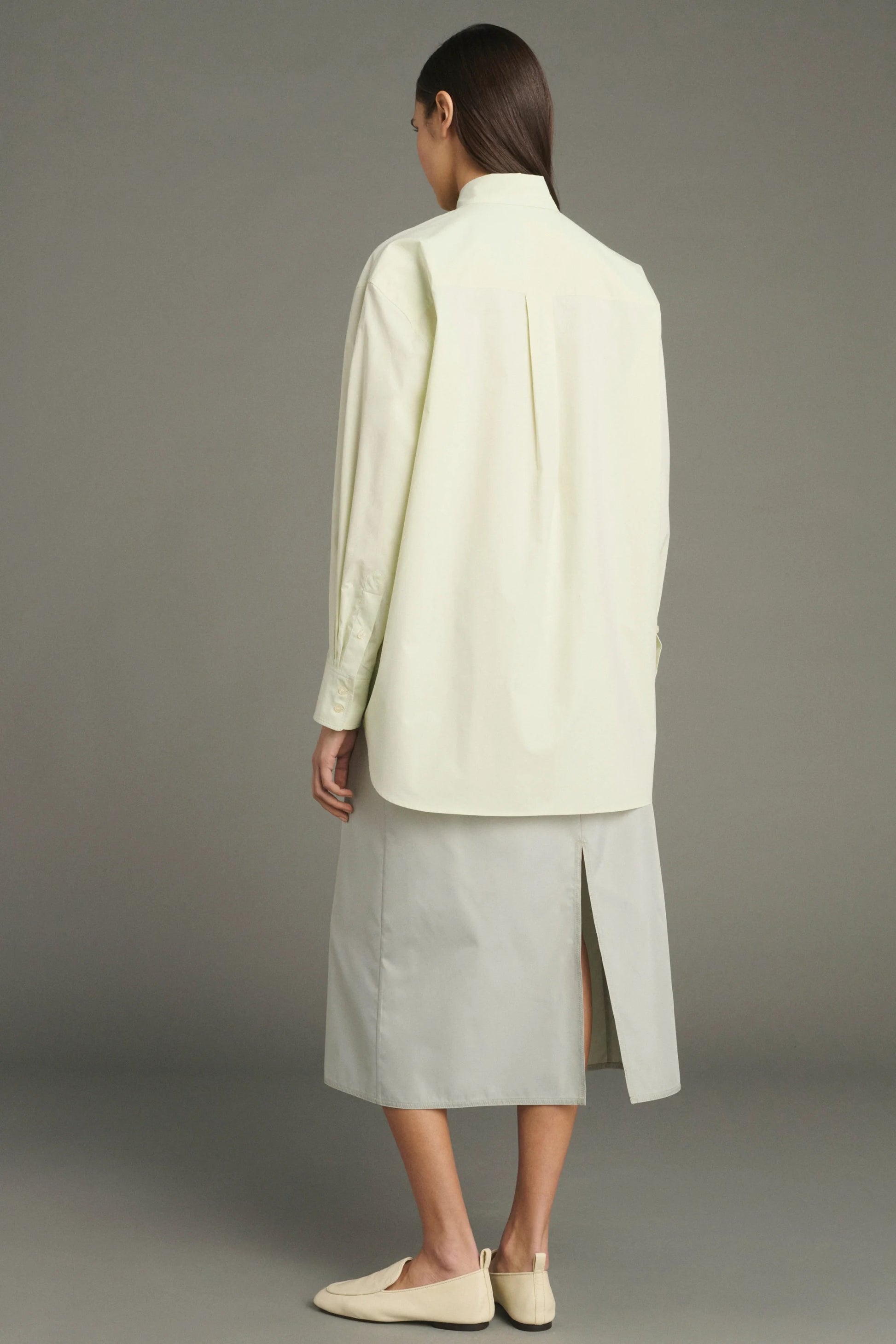 Soeur Carlotta Button Down Vert Pale-Soeur-Thistle Hill