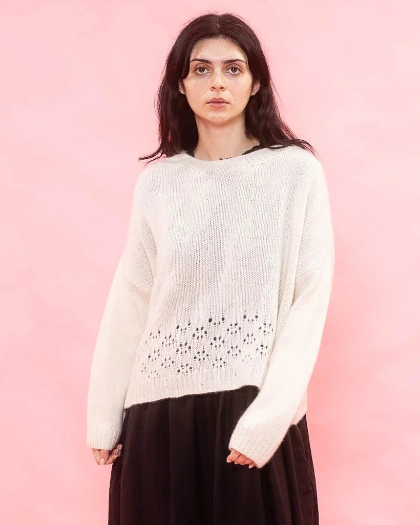Sula Big Lacey Sweater Natural-Sula-Thistle Hill