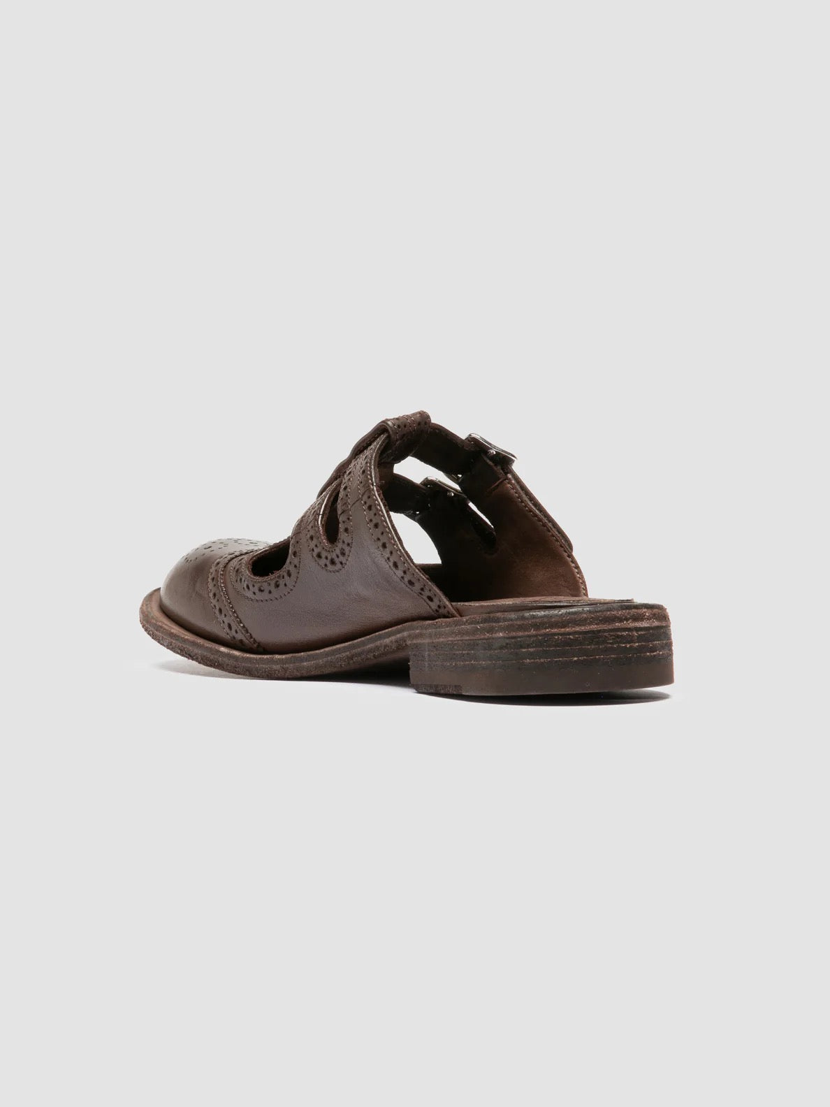 Officine Creative Rugged 117 Dark Brown Leather Mule-Officine Creative-Thistle Hill
