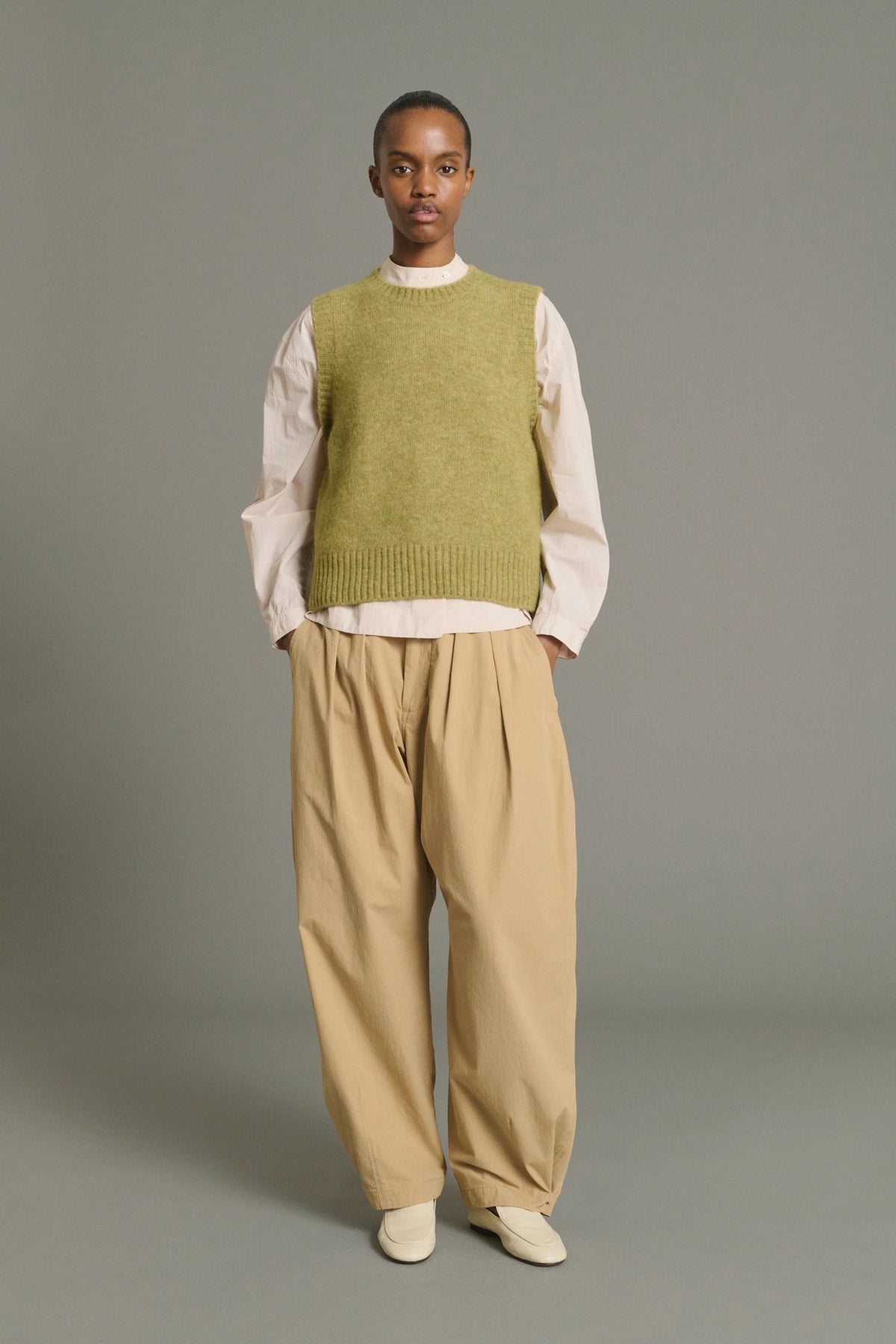 Soeur Namaste Sweater Vest Sage-Soeur-Thistle Hill