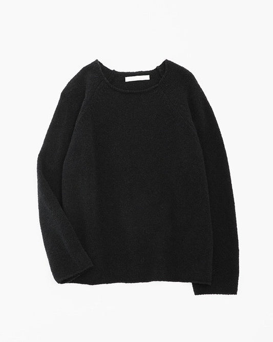 Evam Eva Renew Wool Ragian Pullover Charcoal-Evam Eva-Thistle Hill