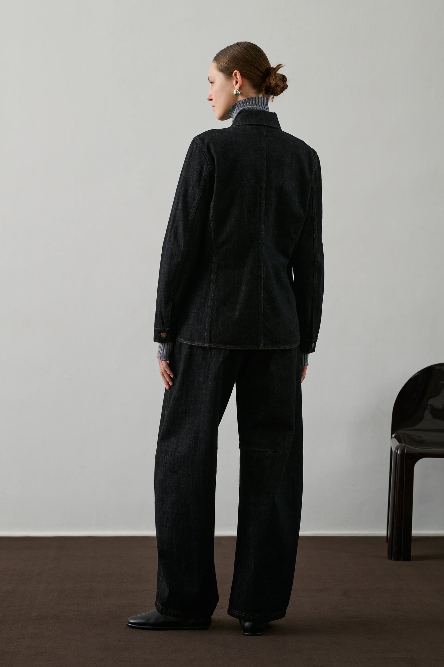 Soeur Garry Jacket Raw Black Denim-Soeur-Thistle Hill