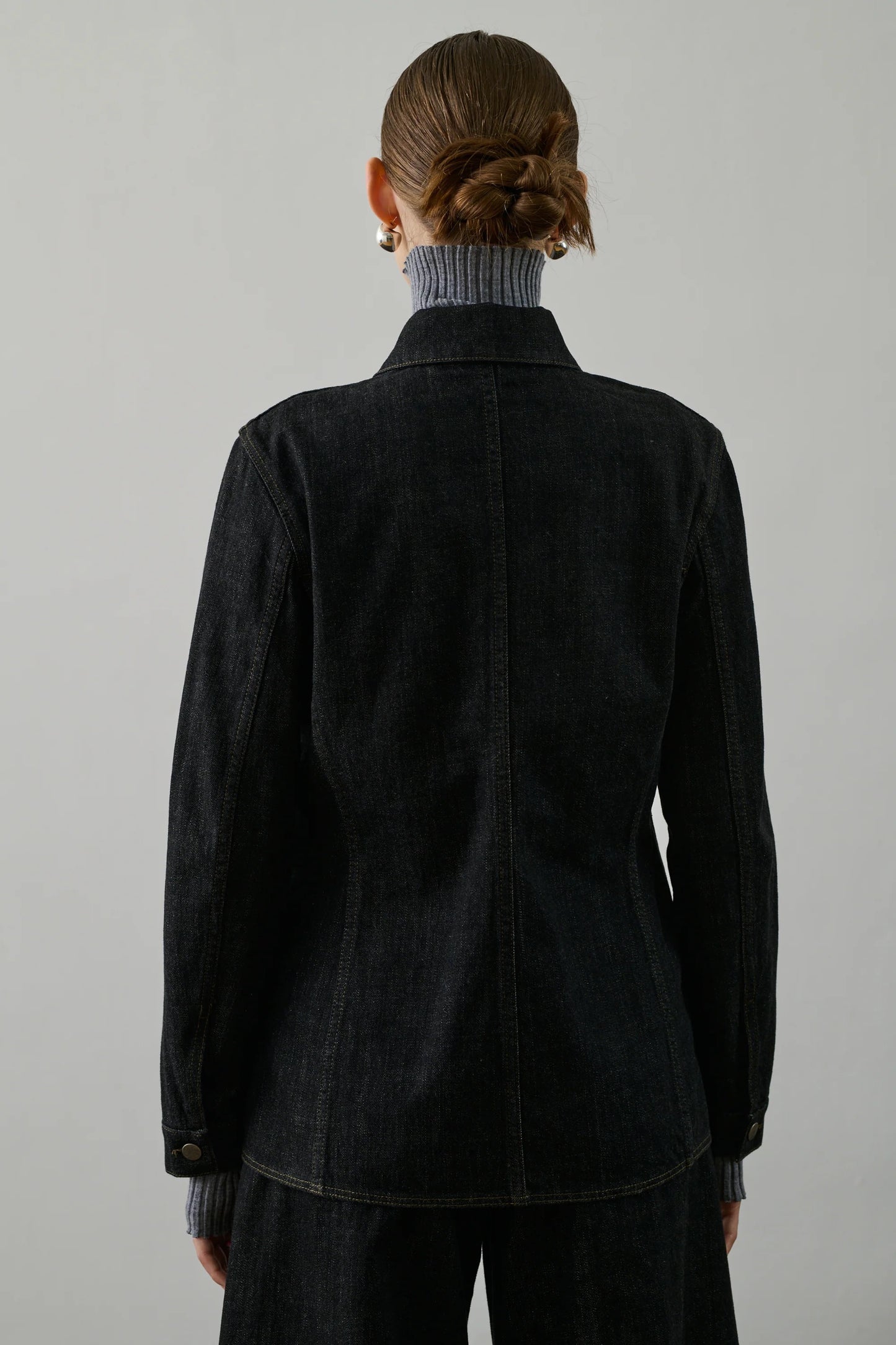 Soeur Garry Jacket Raw Black Denim-Soeur-Thistle Hill