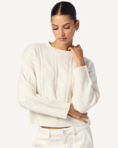 Sablyn Tristan Crewneck Pullover Gardenia-Sablyn-Thistle Hill