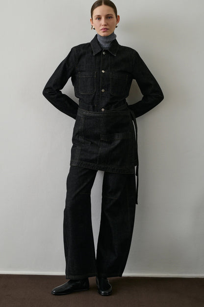 Soeur Garry Jacket Raw Black Denim-Soeur-Thistle Hill